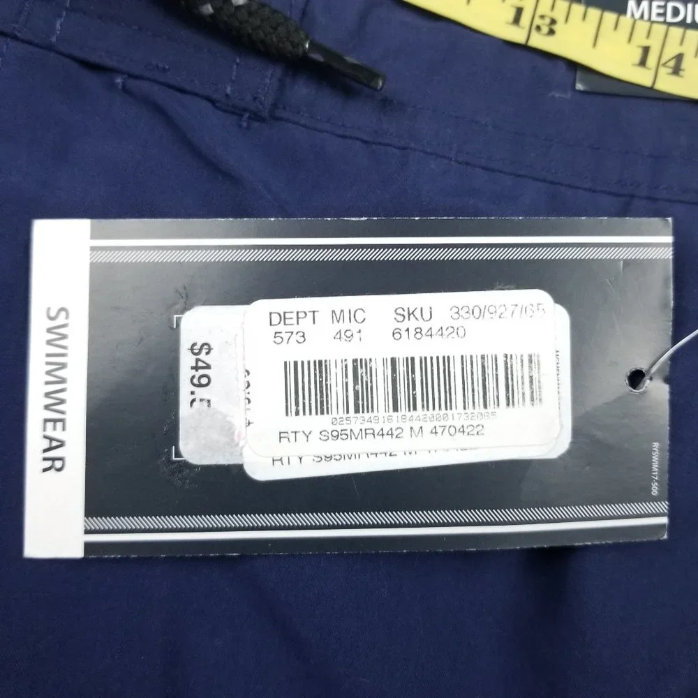 Roundtree & Yorke NWT Swim Trunks Medium Lined Retail $49